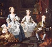 William Hogarth THe Graham Children oil painting artist